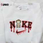 Chibi Pennywise x Nike Embroidered Sweatshirt: Best It Movie Halloween Gift