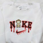 Chibi Pennywise x Nike Embroidered Sweatshirt: Best It Movie Halloween Gift