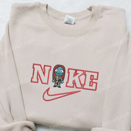 Chibi Sally x Nike Movie Embroidered Sweatshirt Horror & Halloween Hoodie