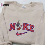 Chibi Spider-Man Heart x Nike Sweatshirt: Best Gifts for Family Nike Inspired Embroidered Shirt