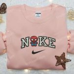 Chibi Spider-Man x Nike Embroidered Sweatshirt: Best Nike Inspired Shirt for Family Gifts