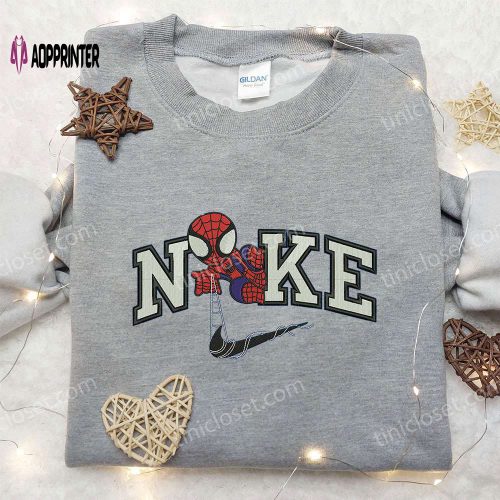 Christmas Snoopy x Nike Embroidered Sweatshirt – Peanuts Cartoon Shirt Nike Inspired