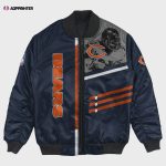 Chicago Bears Bomber Jacket 3D Printed Personalized Football For Fan