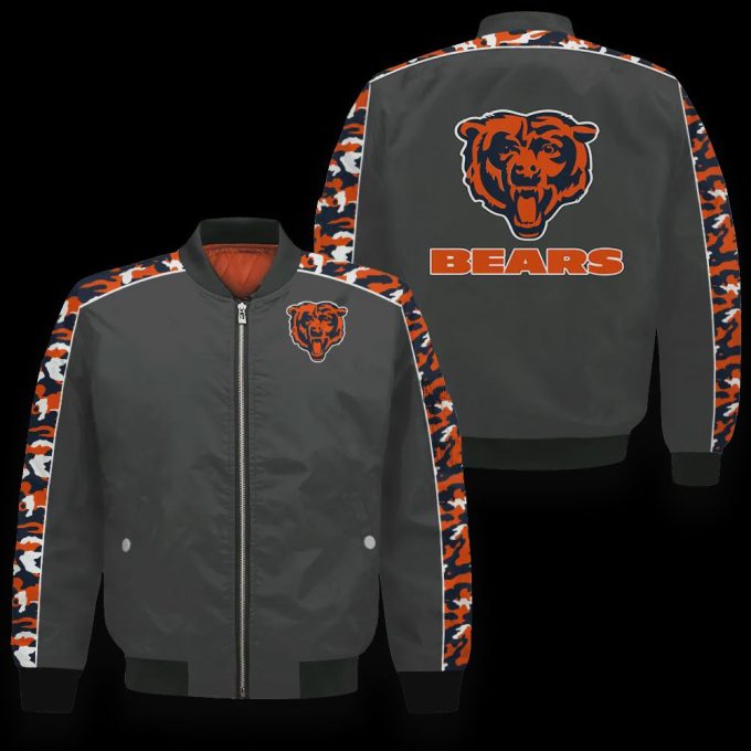 Chicago Bears NFL 2023 Starter Thursday Night Gridiron Unisex Bomber Jacket V7