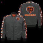 Chicago Bears NFL 2023 Starter Thursday Night Gridiron Unisex Bomber Jacket V7