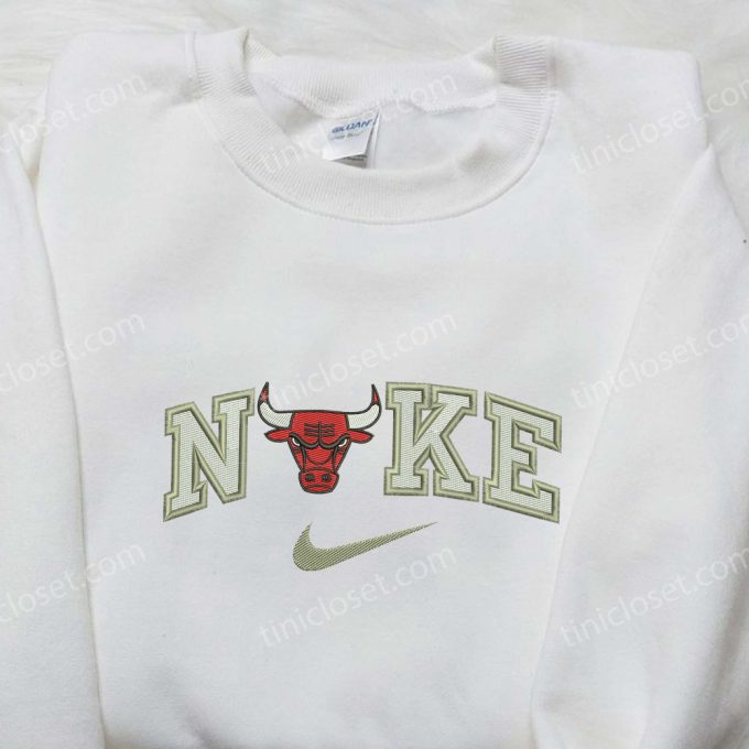 Chicago Bull x Nike Embroidered Shirt – Custom NBA Apparel