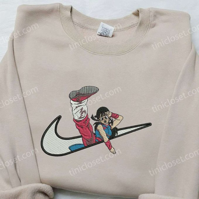 Chichi x Nike & Dragon Ball Embroidered Shirts: Custom Nike Designs