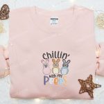 Chillin With My Peeps Bluey Shirt & Thanksgiving Hoodie – Best Holiday Gift Ideas