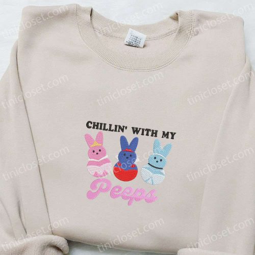 Disney Princesses Embroidered Shirt & Hoodie: Chillin With My Peeps – Thanksgiving Gift Ideas