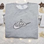 Chris Bumsted x Nike Swoosh Embroidered Sweatshirt: Celebrity-Inspired Shirt