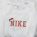 Christmas Hat x Nike Embroidered Sweatshirt & Shirt Custom T-shirt