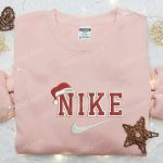 Christmas Hat x Nike Embroidered Sweatshirt & Shirt: Custom T-shirt for Festive Style