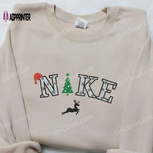 Christmas Tree x Nike Embroidered Hoodie & Shirt: Best Christmas Gift Ideas