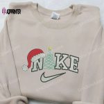 Christmas Tree x Nike Embroidered Sweatshirt: Best Family Gift Nike Inspired Shirt