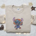 Chucky Good Guy x Stitch Embroidered Shirt – Disney Halloween: Best Gifts for Family