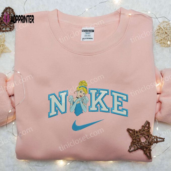 Cinderella Smile x Nike Embroidered Shirt – Customized Trendy Apparel