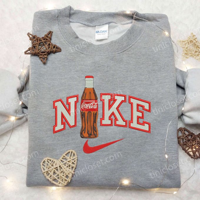 Coca Cola x Nike Embroidered Shirt: Custom Brand Apparel for a Trendy Look