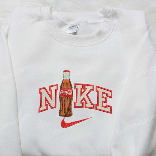 Coca Cola x Nike: Custom Embroidered Shirt – Brand Collaboration Exclusive Design