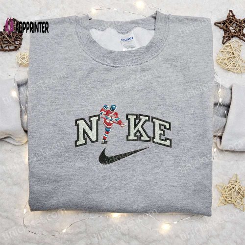 EVE x Nike Cartoon Embroidered Shirt – Wall E & Nike Inspired Design