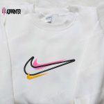 Color x Nike Swoosh Embroidered Shirt: Custom Birthday Gift Ideas