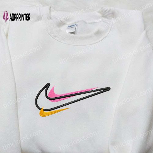 Daisy Duck x Nike Cartoon Embroidered Sweatshirt & Donald Duck Shirt Nike Inspired Apparel