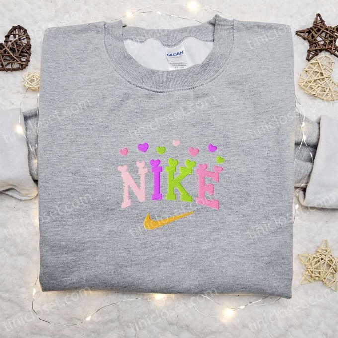 Colorful Hearts x Nike Embroidered Tshirt – Best Valentine’s Day Gift Ideas