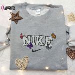 Vibrant Colors Butterfly x Nike Embroidered Shirt – Stylish and Inspired Nike Shirt