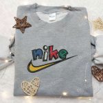 Custom Nike x Swoosh Embroidered Shirt – Vibrant Colors & Brand Logo Shop Now!