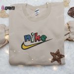 Custom Nike x Swoosh Embroidered Shirt – Vibrant Colors Brand Quality