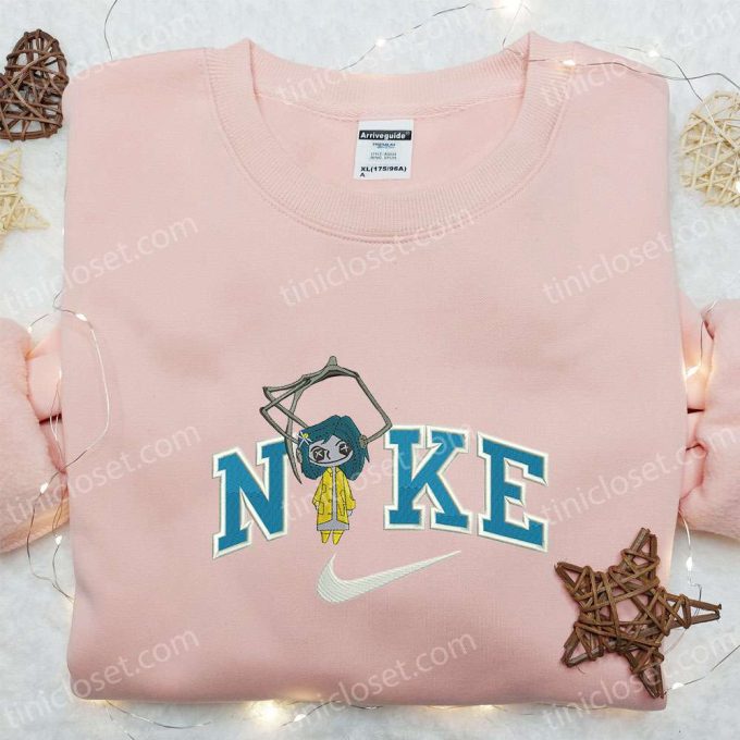 Coraline Jones x Nike Embroidered Hoodie & Shirt: Best Halloween Gift Ideas