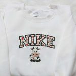 Cow Love Hearts x Nike Embroidered Shirt: Valentine s Custom Design