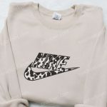 Cow Pattern x Nike Embroidered Hoodie & Shirt: Best Family Gifts Nike Inspired Apparel