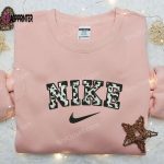 Stylish Cow Pattern x Nike Embroidered Shirt – Animal & Custom Nike Shirt