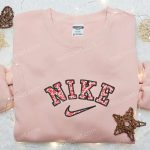 Nike-Inspired Cow Pattern Embroidered Sweatshirt: Best Family Gifts