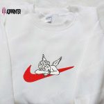 Cupid x Nike Swoosh Embroidered Shirt: Custom Valentine s Apparel