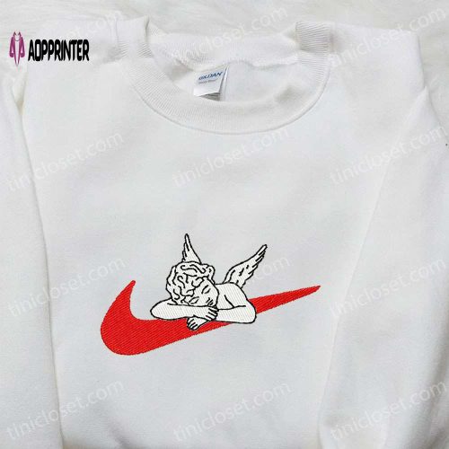 Colorful Nike Embroidered Sweatshirt: Custom Shirt Perfect Family Gift