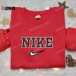 Personalized Nike Embroidered Shirt Best Custom Gift Idea for Birthdays