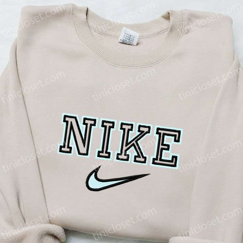 Personalized Nike Embroidered Shirt Best Custom Gift Idea for Birthdays