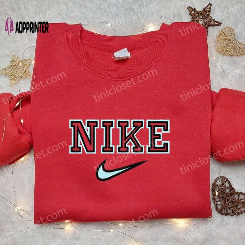 Baby Angel x Nike Cartoon Sweatshirt: Best Nike Inspired Embroidered Shirt Perfect Birthday Gift