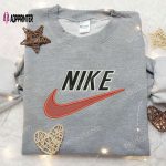 Custom Nike Vintage Embroidered Sweatshirt – Unique Nike Inspired Shirt for Best Birthday Gifts