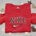 Vintage Nike Embroidered Sweatshirt – Custom Nike Inspired Shirt Perfect Family Gift