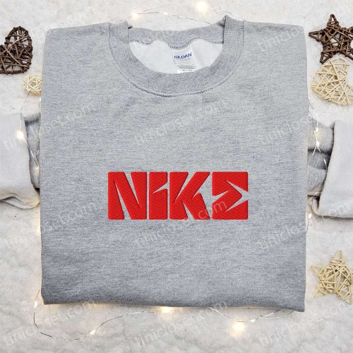 Vintage Nike Embroidered Tshirt: Custom & Nike Inspired Shirt – Perfect Family Gift