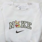 Cute Corgi x Nike Embroidered Shirt – Animal & Custom Nike Embroidery