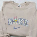 Cute Daisy Duck x Nike Embroidered Shirt – Disney Cartoon Inspired Nike Tee