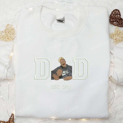 Dad and Daughter Father s Day Embroidered Shirt – Perfect Gift for Dad Celebrate Father s Day in Style!