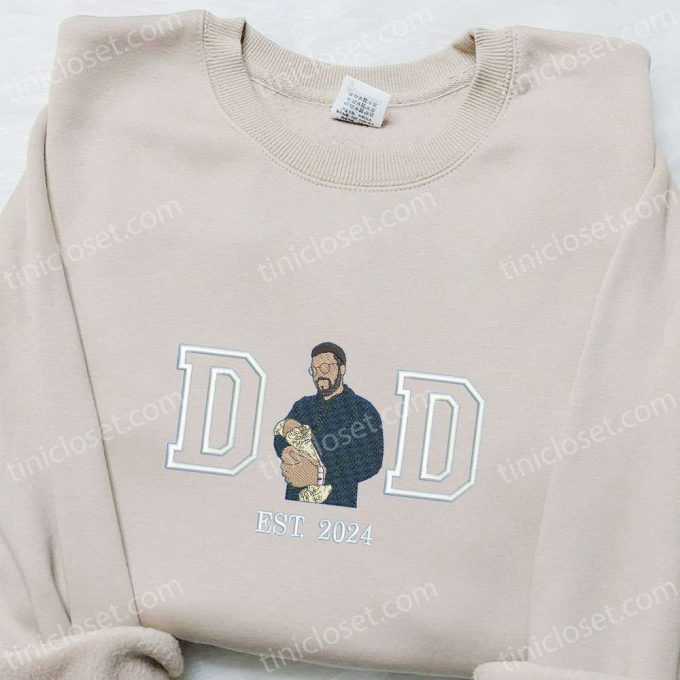 Dad Est 2024 Embroidered Shirt: Perfect Father’s Day Gift