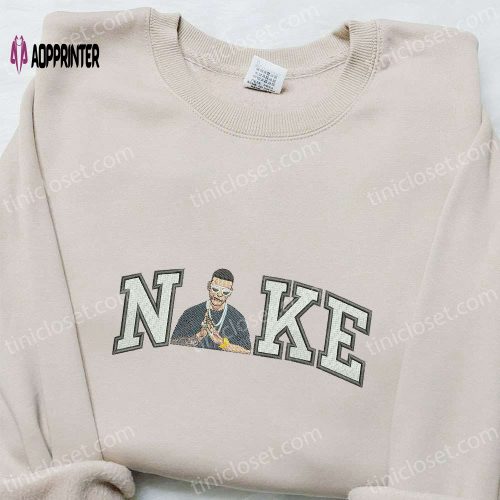 Daddy Yakee x Nike Embroidered Sweatshirt – Celebrity Shirt & Custom T-shirt