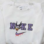 Daisy Duck Maleficent Evil x Nike: Embroidered Hoodie & Shirt – Best Halloween Gift Ideas