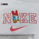 Daisy Duck Nike Embroidered Shirt: Disneyland Family Shirts & Nike Inspired Hoodie