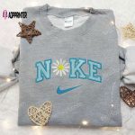 Daisy Flower x Nike Embroidered Shirt: Customized & Perfect Family Gift